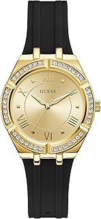 GUESS Blue Rose Gold-Tone Crystal Watch