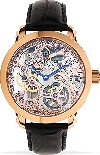 LOUIS XVI Versailles Mens Mechanical Skeleton Analogue Watch